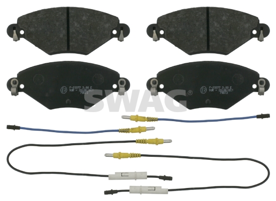 set placute frana,frana disc 64 91 6417 SWAG